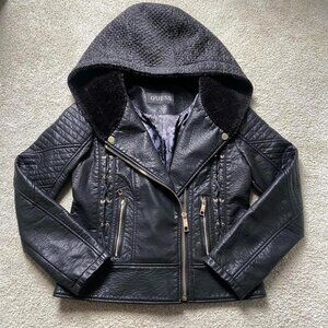 Vintage Guess Faux Leather Jacket sz M